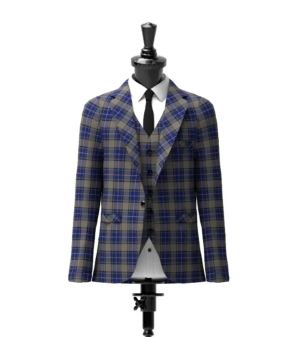 Brady 60th, Keith James Tartan Jacket Front