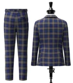 Brady 60th, Keith James Tartan Suit Back