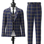 Brady 60th, Keith James Tartan Suit Front