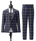 Brady 60th, Keith James Tartan Suit Front