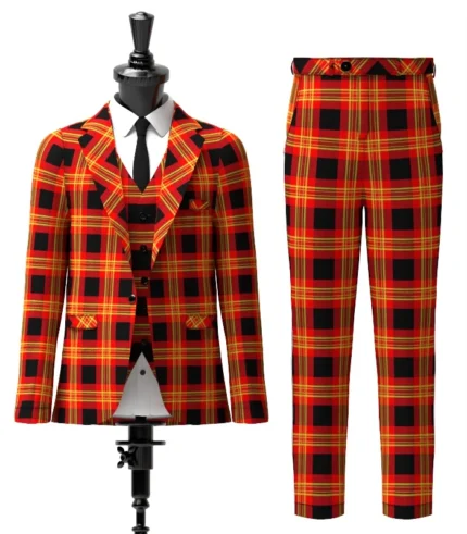 Burke, Kevin Tartan Suit Front