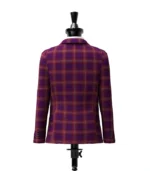 Bute Heather, Autumn Tartan Jacket Back