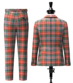 Caledonia Tartan Suit Back