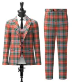 Caledonia Tartan Suit Front