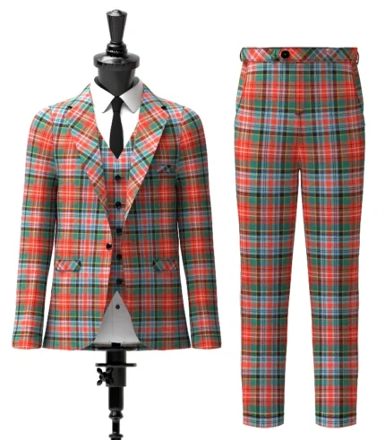 Caledonia Tartan Suit Front