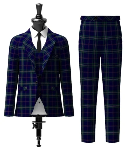 Callaghan Tartan Suit Front