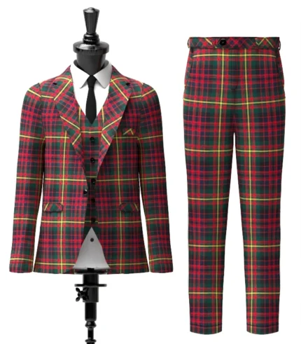 Carnegie Tartan Suit Front