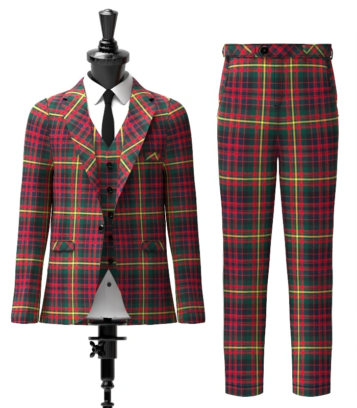 Carnegie Tartan Suit Front Carnegie Tartan Suit Front