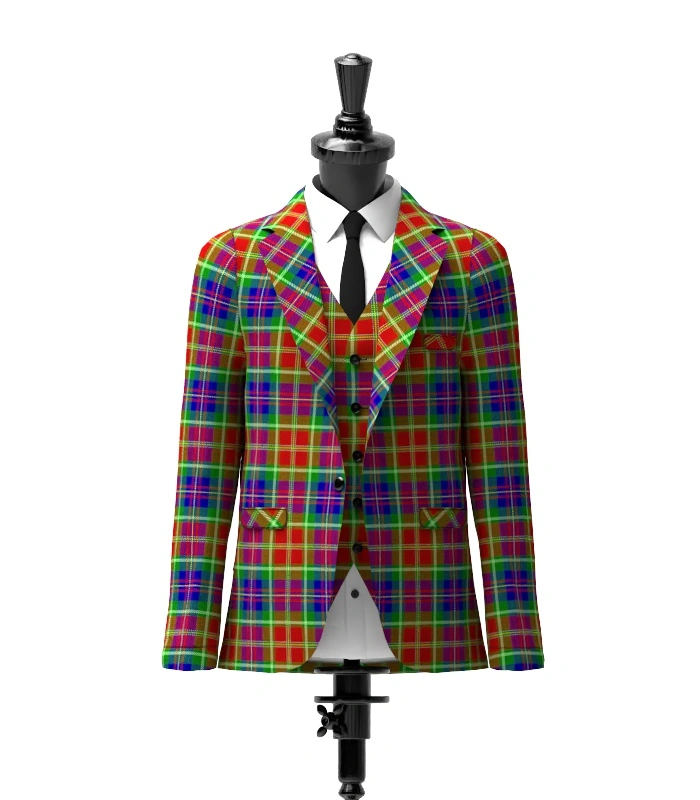 Carr Tartan Jacket Front Carr Tartan Jacket Front