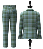 Carter Tartan Suit Back