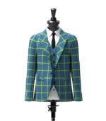 Cleland Tartan Jacket Front