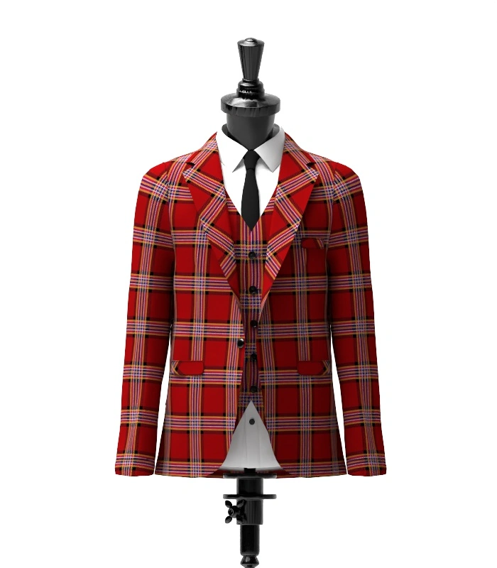 Conroy Tartan Jacket Front Conroy Tartan Jacket Front