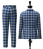 Crombie House Check Tartan Suit Back