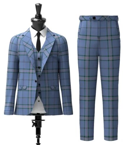 Cullen Tartan Suit Front