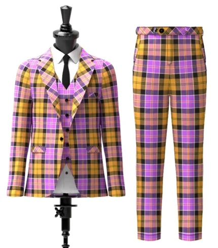 Culloden Tartan Suit Front