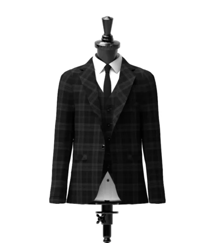 Dark Island Tartan Jacket Front