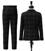 Dark Island Tartan Suit Back
