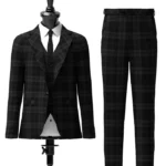 Dark Island Tartan Suit Front