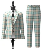 Diana Memorial Rose Tartan Suit Front