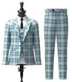 Diana Princess of Wales Memorial Tartan Suit Front