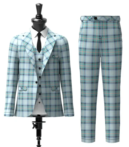 Diana Princess of Wales Memorial Tartan Suit Front