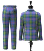 Donegal tartan Suit Back