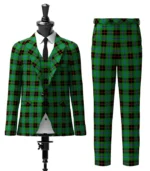 Douglas, Black Tartan Suit Front