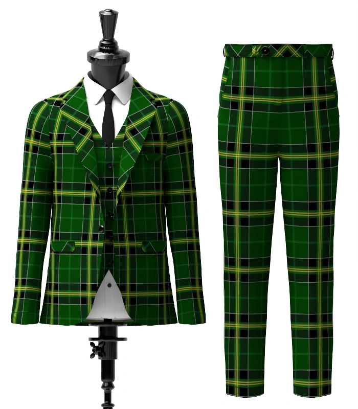 Duffy Tartan Suit Front Duffy Tartan Suit Front