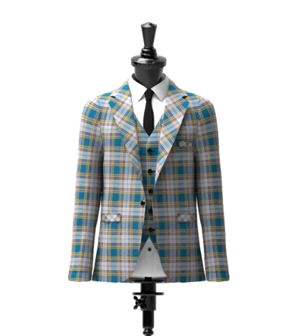 Dunn Tartan Jacket Front