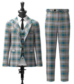 Dunn tartan Suit Front