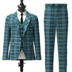 Ellis tartan Suit Front