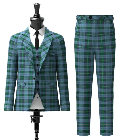 Ellis tartan Suit Front