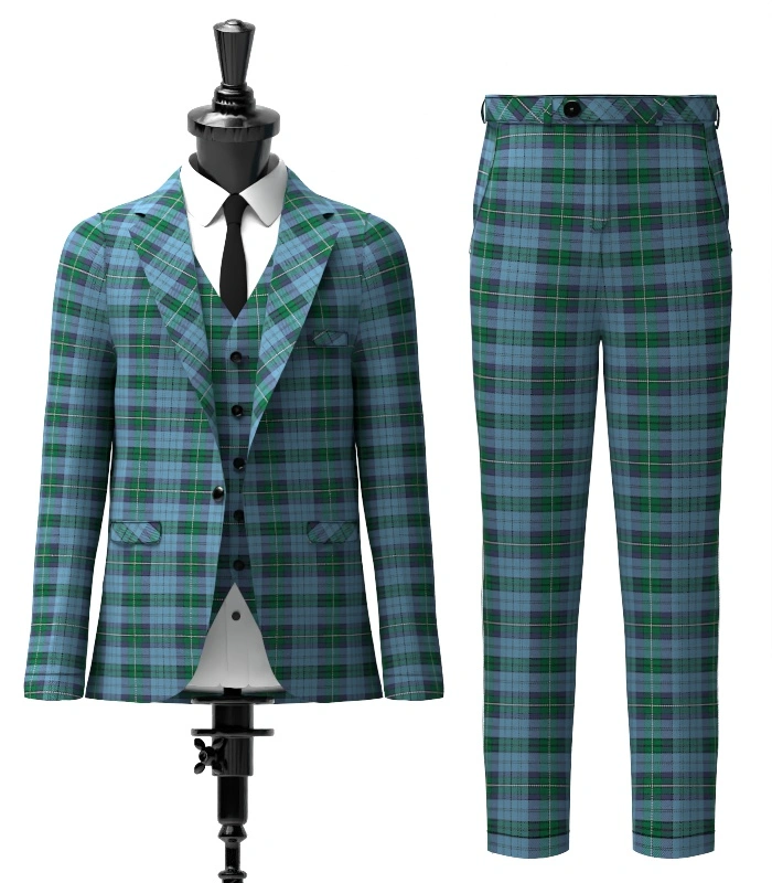 Ellis tartan Suit Front Ellis tartan Suit Front