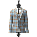 Falkirk Tartan Jacket Front