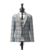 Falkirk Tartan Jacket Front