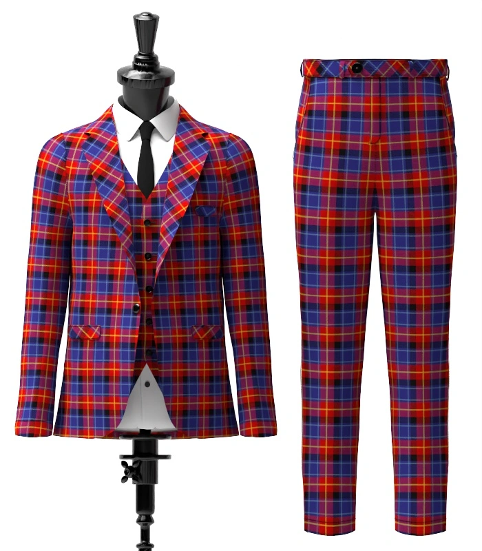 Fife Tartan Suit Front Fife Tartan Suit Front