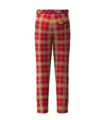 Fire and Pipes Tartan Trouser Back