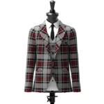 Flynn Tartan Jacket Front