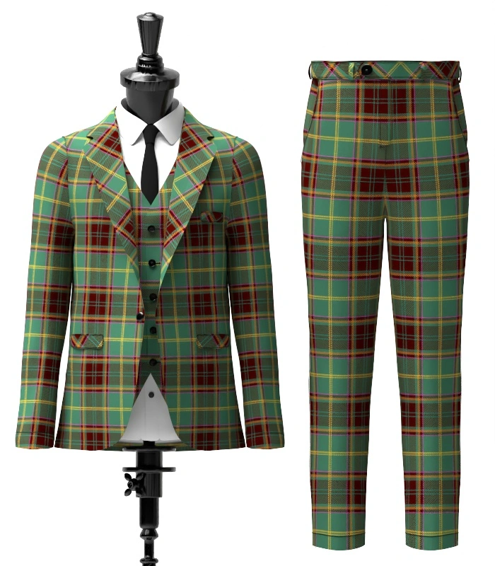 Fortnum & Mason Tartan Suit Front Fortnum & Mason Tartan Suit Front