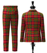 Geddes Tartan Suit Back