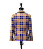 German Tartan Jacket Back