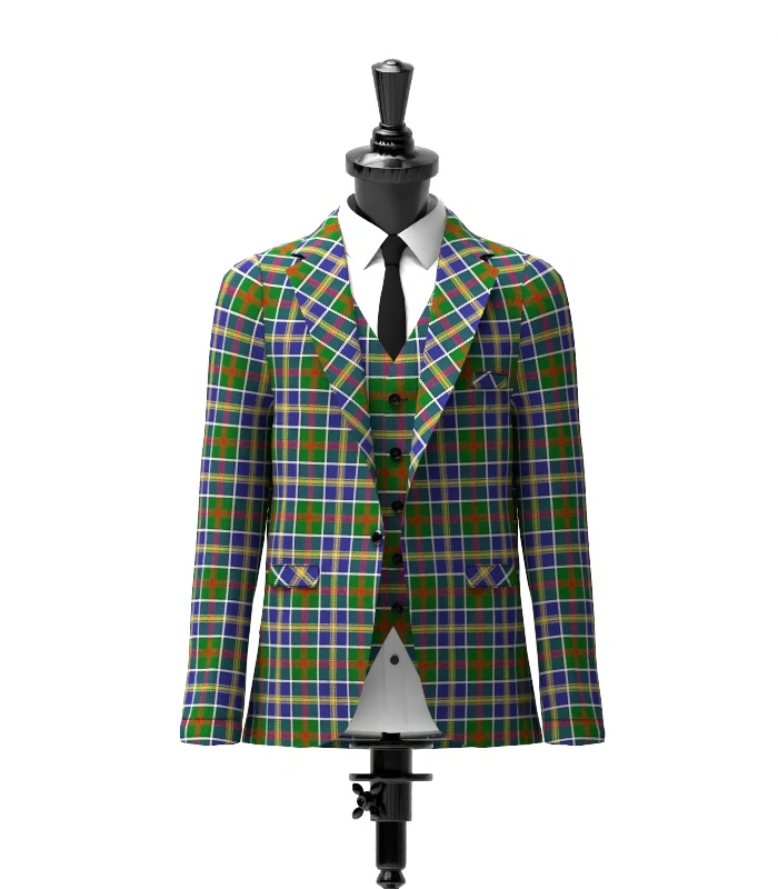 Glasgow, City of Culture Tartan Jacket Front Glasgow, City of Culture Tartan Jacket Front
