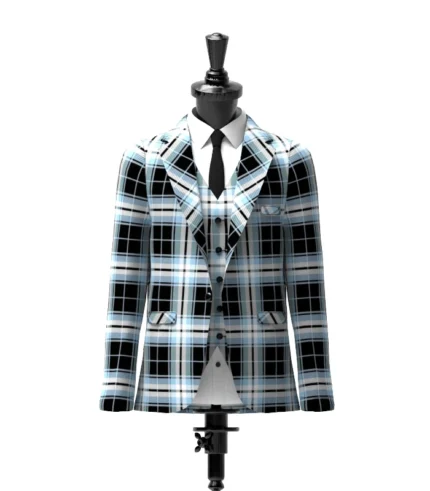 Glasgow Warriors Tartan Jacket Front