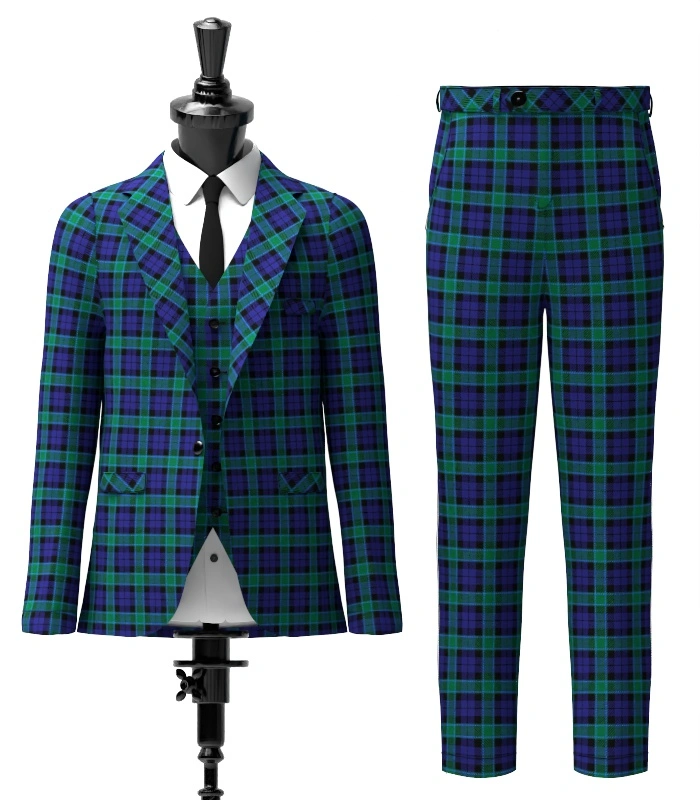 Graham of Menteith Tartan Suit Front Graham of Menteith Tartan Suit Front