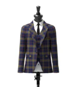 Grampian Tartan Jacket Front