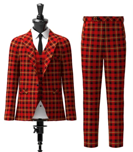 Haig Whisky Tartan Suit Front