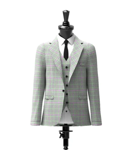 Halliday Tartan Jacket Front