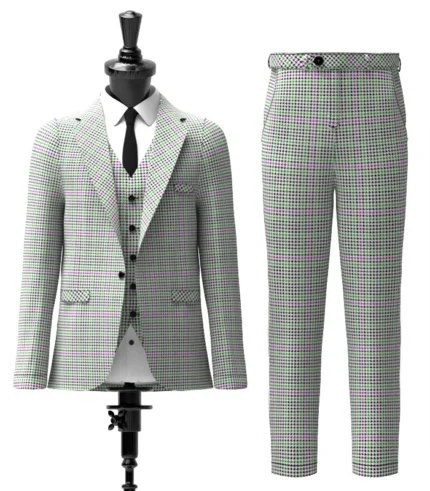Halliday Tartan Suit Front