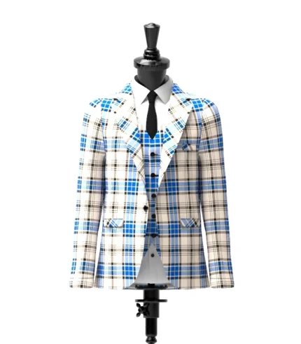 Hannay Tartan Jacket Front
