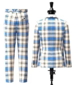 Hannay Tartan Suit Back